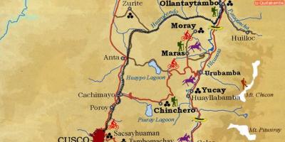 地図の聖バレークスコ-ペルー